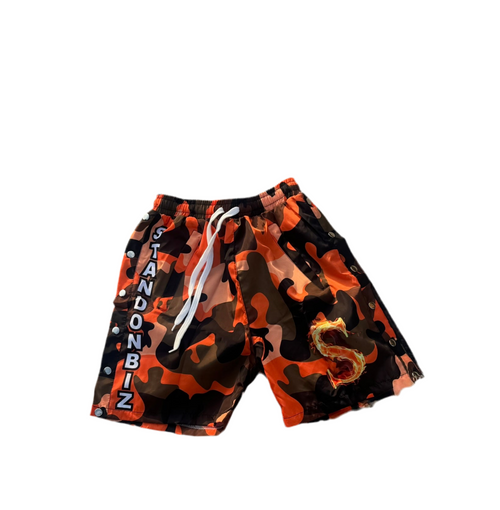 Camo Shorts (Orange)